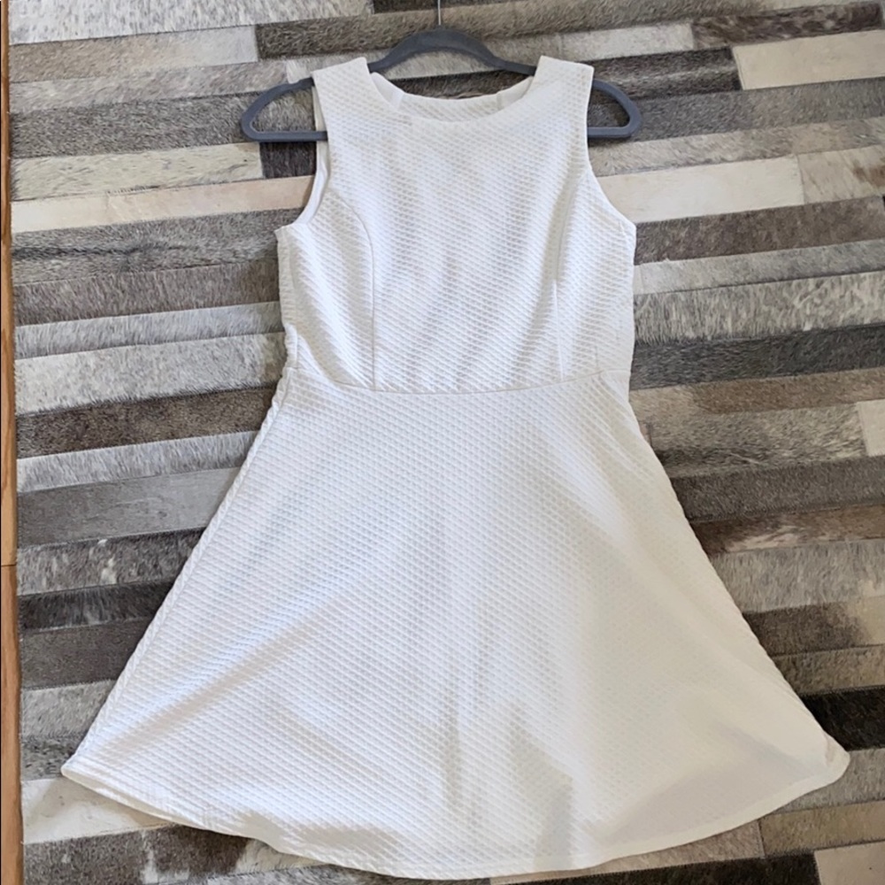 Esley White Crossback Dress